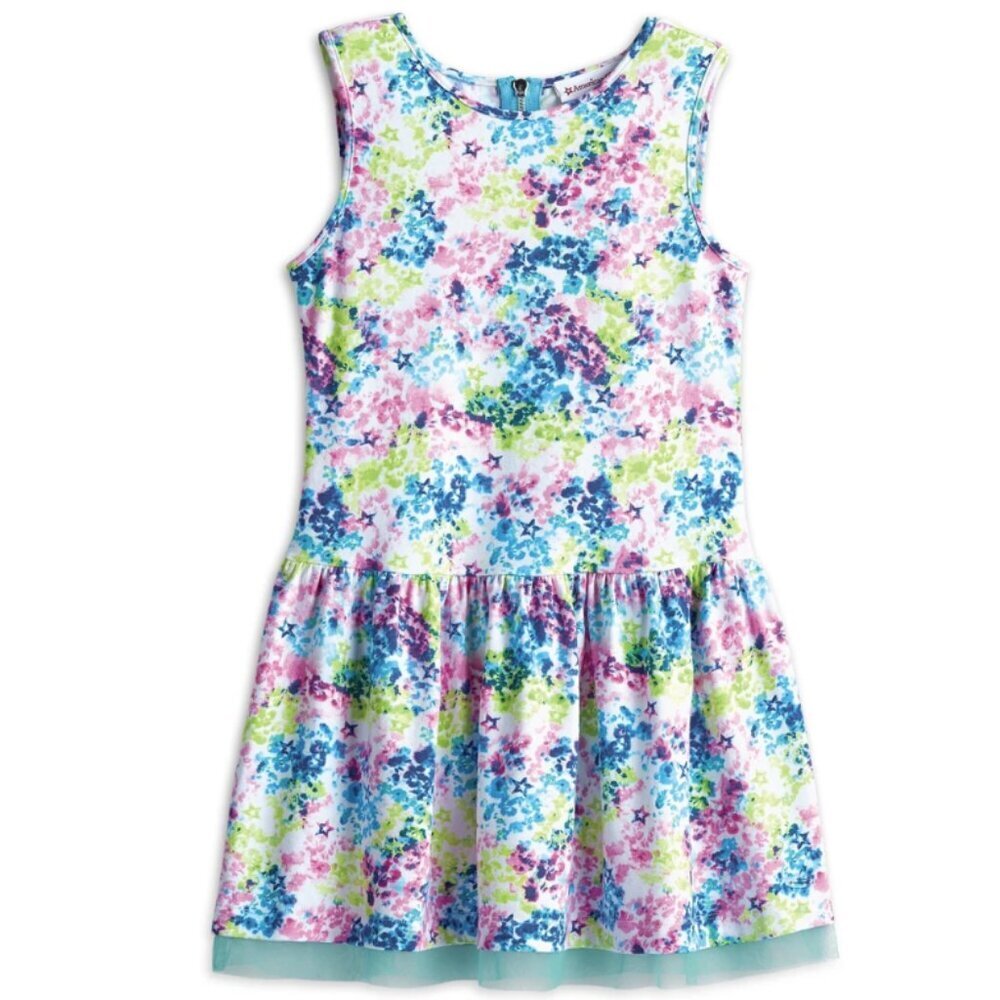 American Girl Mixed Print Girls Truly Me Girls Dress NWT